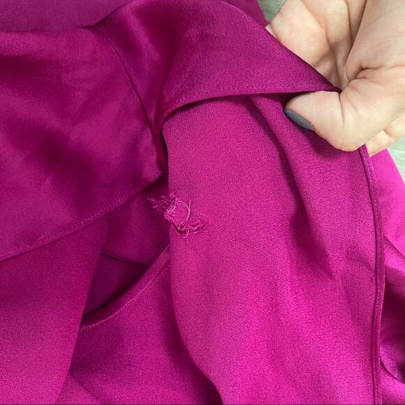 Atlein Color Block Wrap Dress Size 00 - Picture 9 of 11